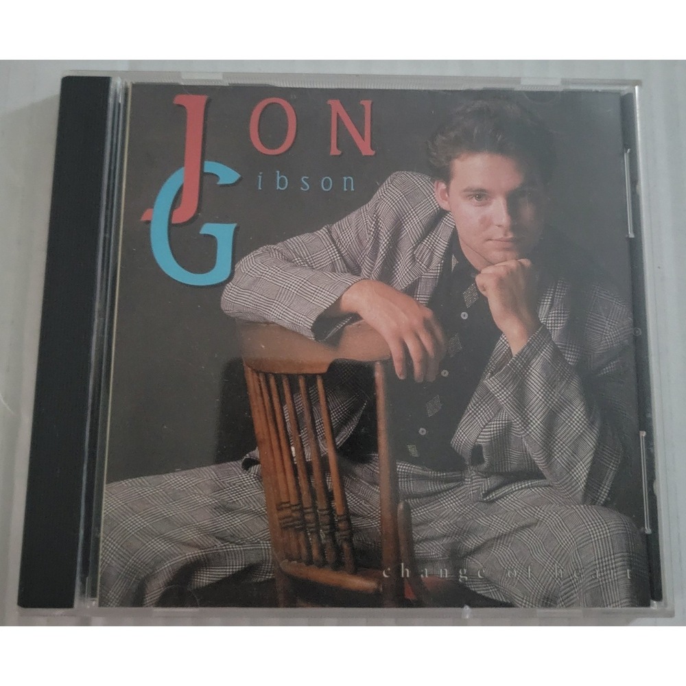 Jon Gibson Change of Heart CD 1988 Frontline Records Vintage Gospel Pop Soul